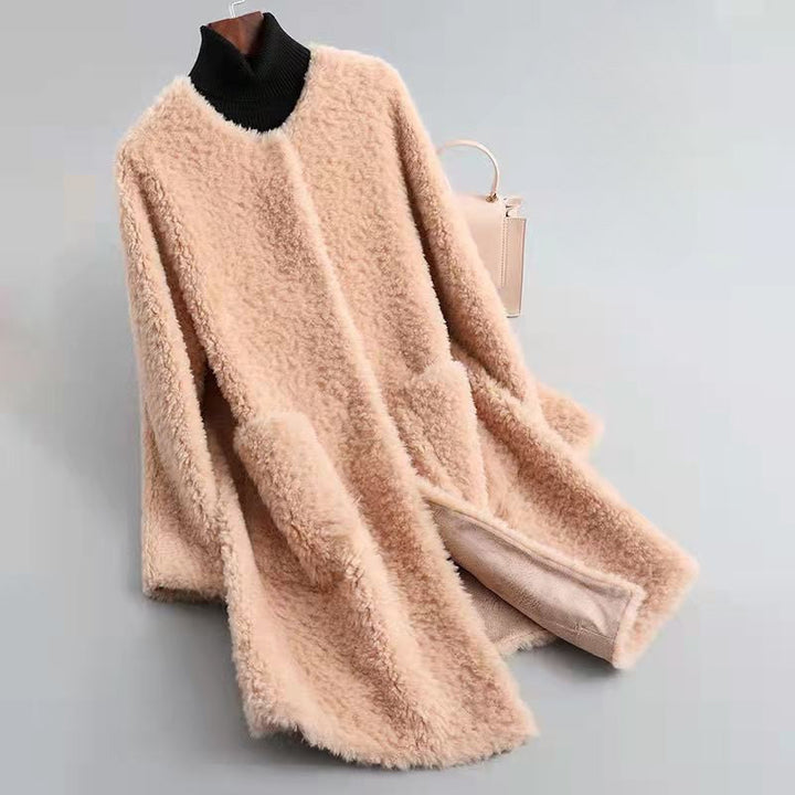 Joy Cappotto Donna Teddy Morbido – Faux Fur, Vestibilità Rilassata & Tasche Frontali