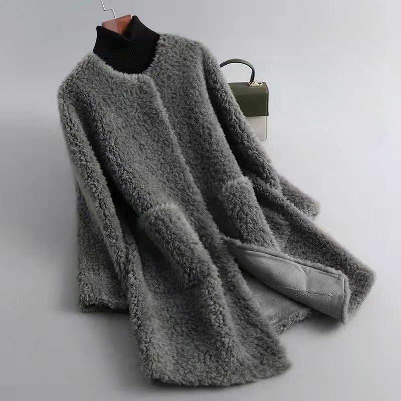 Joy Cappotto Donna Teddy Morbido – Faux Fur, Vestibilità Rilassata & Tasche Frontali