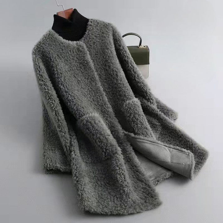 Joy Cappotto Donna Teddy Morbido – Faux Fur, Vestibilità Rilassata & Tasche Frontali
