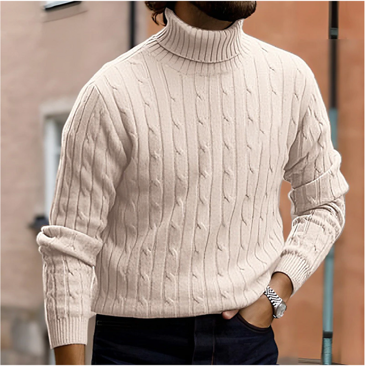 Frankie Dolcevita Uomo Elegante – Maglione Slim Fit Morbido e Caldo