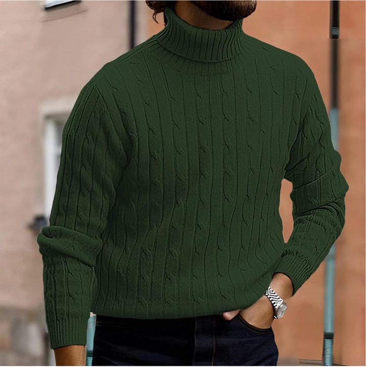 Frankie Dolcevita Uomo Elegante – Maglione Slim Fit Morbido e Caldo
