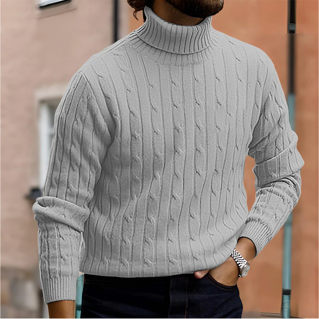 Frankie Dolcevita Uomo Elegante – Maglione Slim Fit Morbido e Caldo