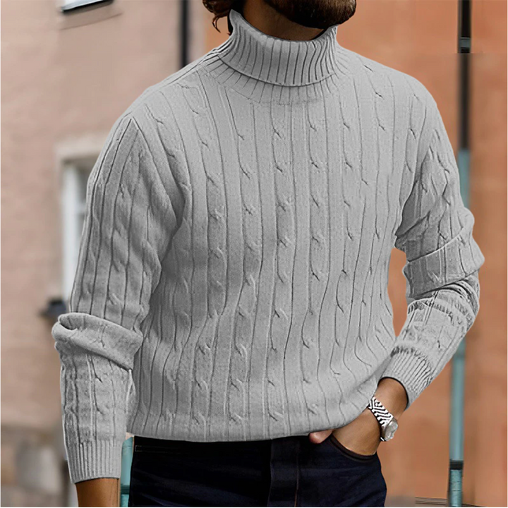 Frankie Dolcevita Uomo Elegante – Maglione Slim Fit Morbido e Caldo