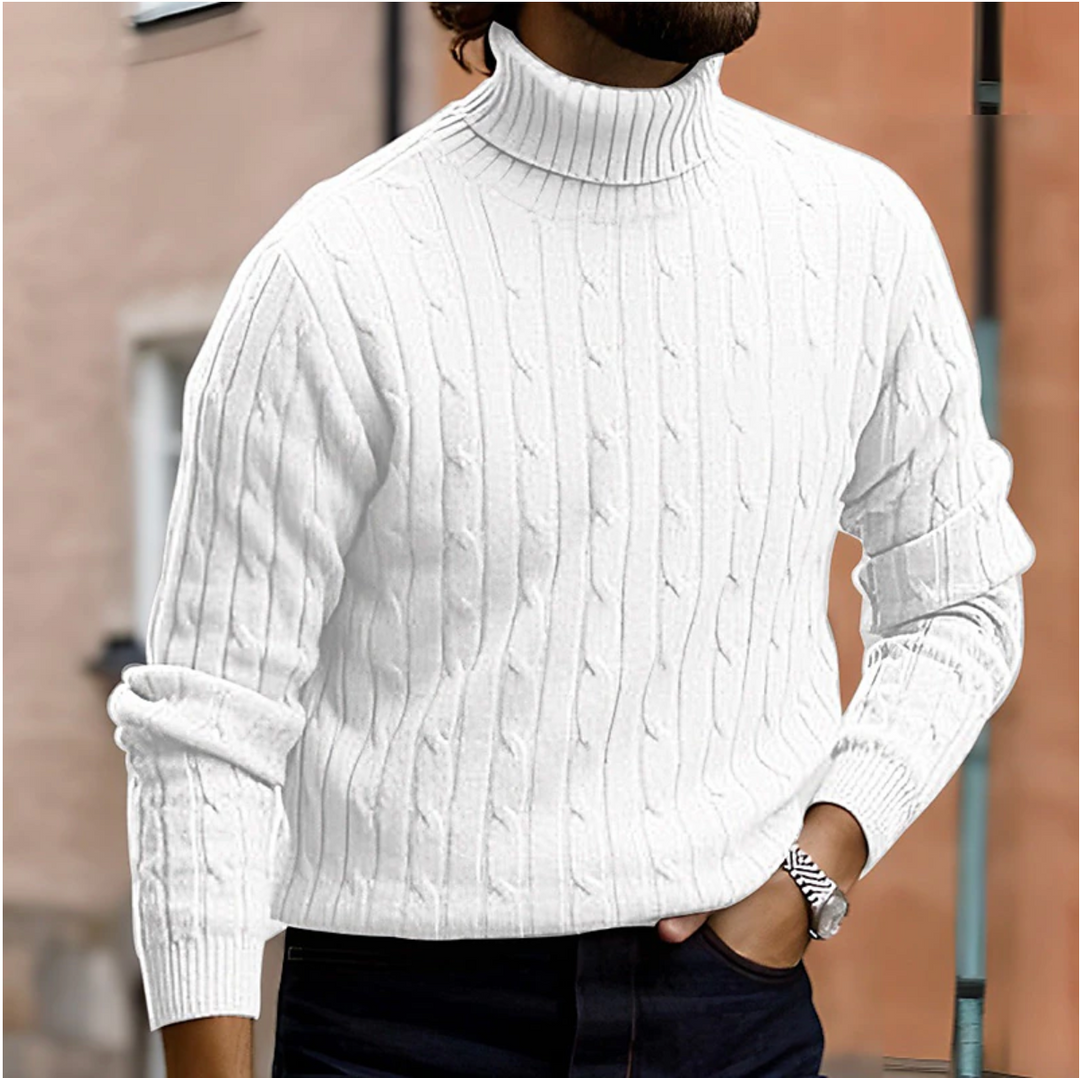 Frankie Dolcevita Uomo Elegante – Maglione Slim Fit Morbido e Caldo