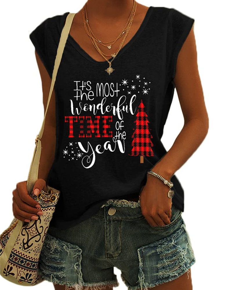 Luma T-Shirt Donna – Scollo a V, Maniche Cap Sleeve & Top Basic Casual Loose Fit