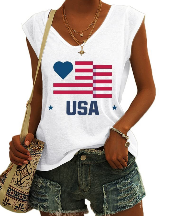Luma T-Shirt Donna – Scollo a V, Maniche Cap Sleeve & Top Basic Casual Loose Fit