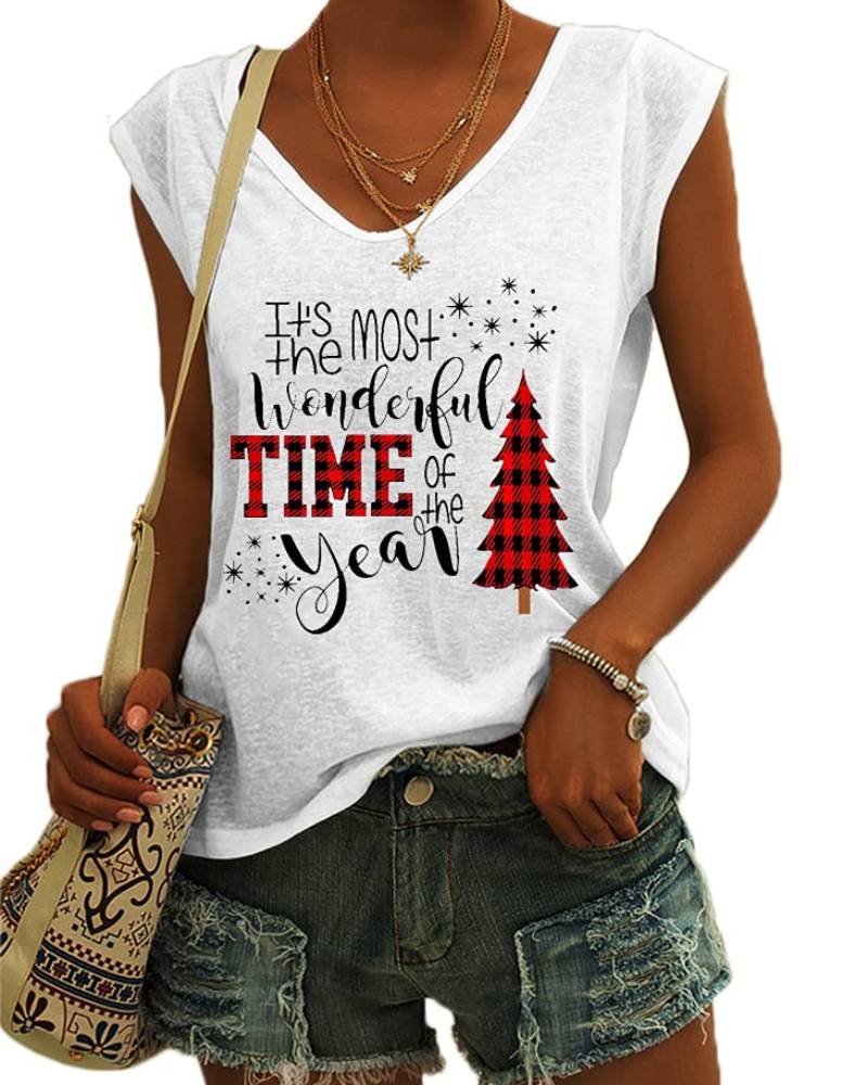 Luma T-Shirt Donna – Scollo a V, Maniche Cap Sleeve & Top Basic Casual Loose Fit