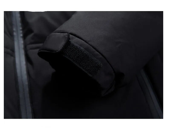 Zavien Ανδρικό Μπουφάν Σκι Slim Fit – Χειμερινό Μπουφάν με Επένδυση Κουκούλας και Θερμική Μόνωση
