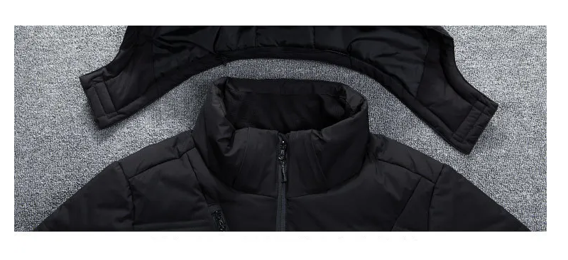 Zavien Ανδρικό Μπουφάν Σκι Slim Fit – Χειμερινό Μπουφάν με Επένδυση Κουκούλας και Θερμική Μόνωση