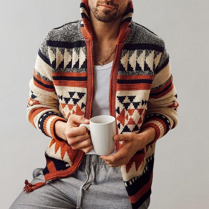Cardigan Matthias pentru bărbați – Vestă elegantă din tricot călduros cu design modern și croială confortabilă