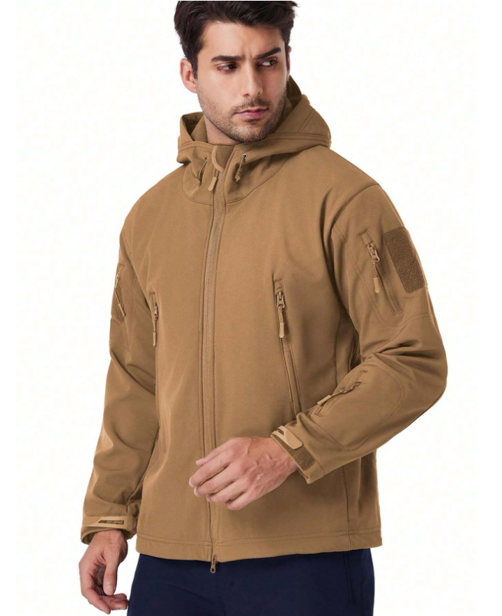Maxim Giacca Softshell da Uomo – Giacca Outdoor Impermeabile e Antivento con Fodera in Pile