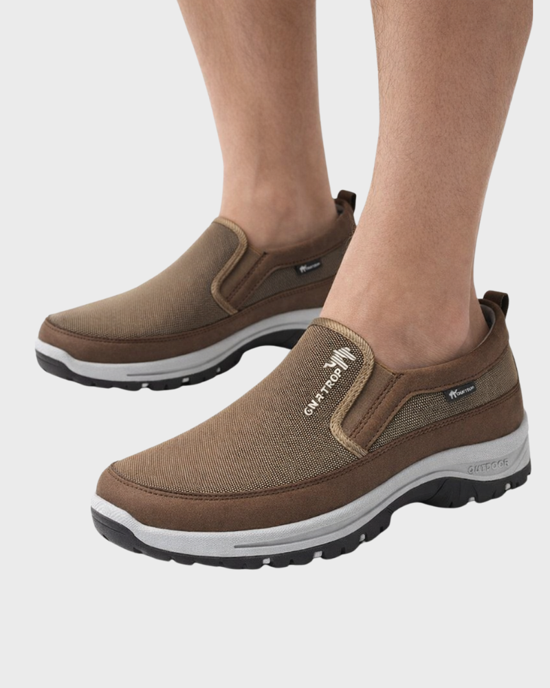 Hernan Adidași Bărbați – Slip-On, Material Respirabil & Talpă Antiderapantă Confortabilă