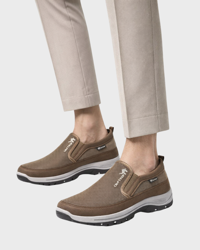 Hernan Adidași Bărbați – Slip-On, Material Respirabil & Talpă Antiderapantă Confortabilă