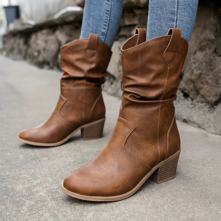Bottes de cowboy pour femme | Talon bas