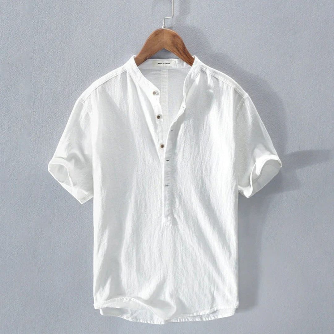 Noah | Cămașă casual de vară cu mâneci scurte pentru bărbați