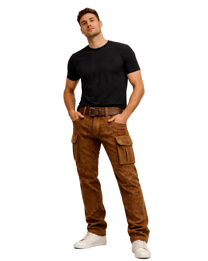 Daxton Pantaloni Cargo Bărbați – Pantaloni Cargo Casual cu Buzunare Multiple și Croială Modernă
