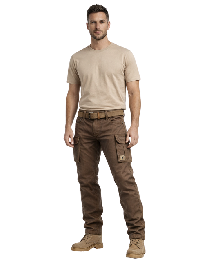 Cassian Pantaloni Cargo Bărbați Rezistenți – Pantaloni Utility cu Buzunare Multiple Casual
