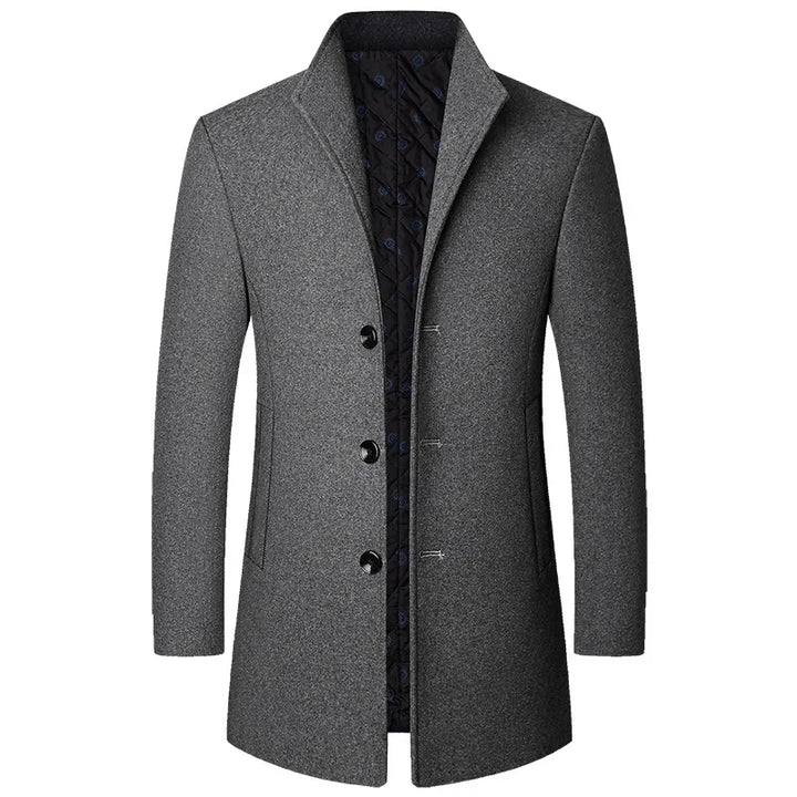 Manteau Jasper pour homme en laine mélangée – Business décontracté, élégant et chaud