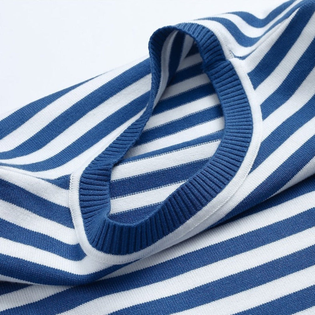 Aurora | Tricou clasic cu dungi și mâneci lungi pentru femei