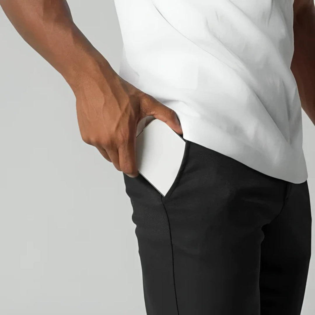 Pantaloni pentru bărbați cu buzunare | Elastic