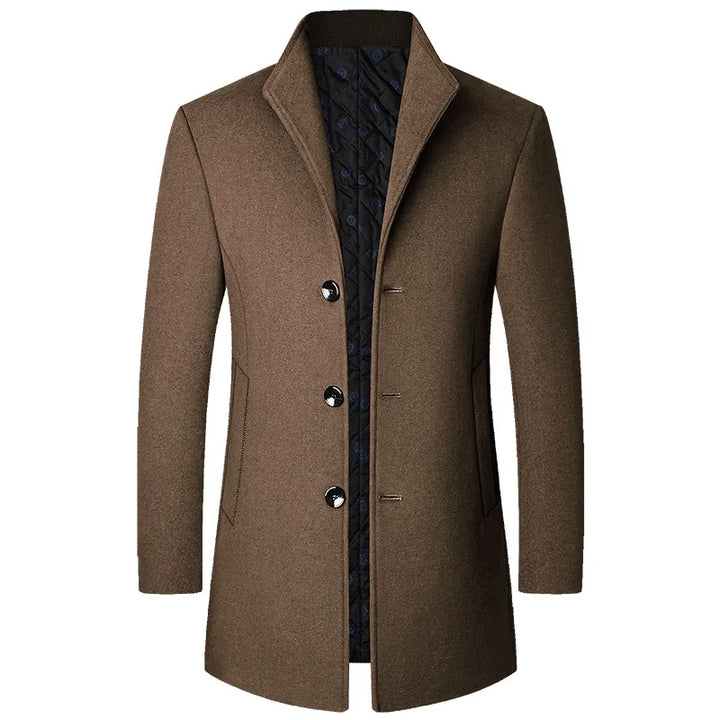 Manteau Jasper pour homme en laine mélangée – Business décontracté, élégant et chaud