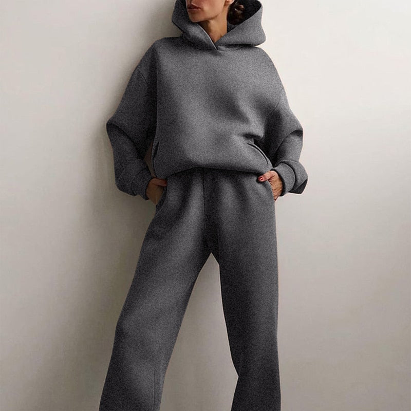 Set salopetă oversize pentru femei | mânecă lungă