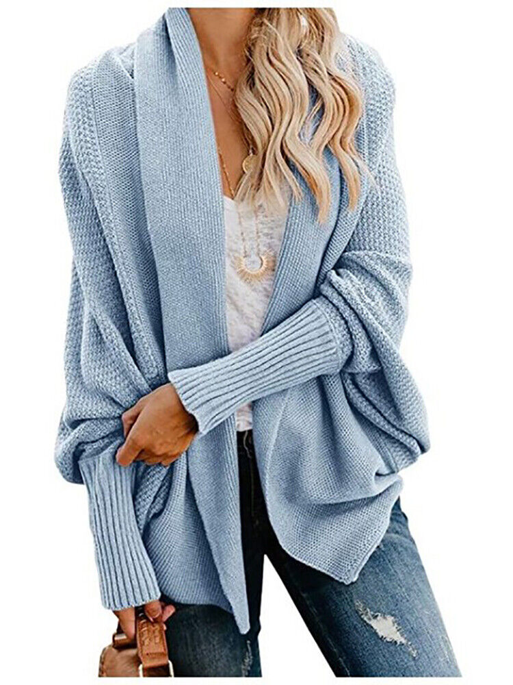 Jalen Cardigan Donna Oversize in Maglia – Collo Sciallato, Morbido & Stile Elegante