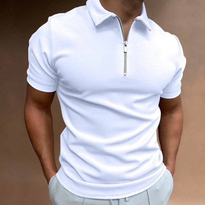Théodore | Men's Casual Polo | Half Zipper