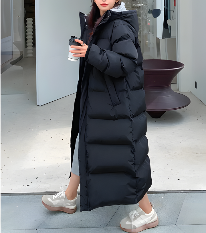 Vicky Piumino Donna Lungo Antivento – Cappotto Invernale Elegante e Caldo