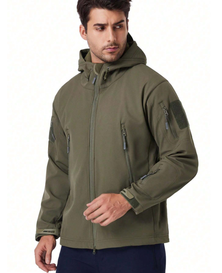 Maxim Giacca Softshell da Uomo – Giacca Outdoor Impermeabile e Antivento con Fodera in Pile