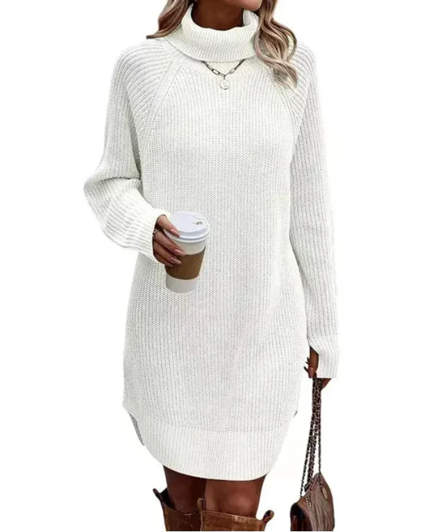 Rochie tricotată pentru femei | Mâneci lungi