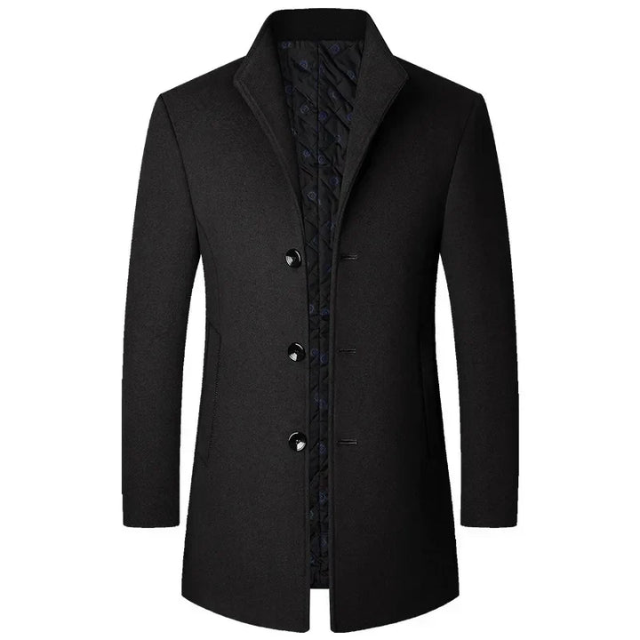 Manteau Jasper pour homme en laine mélangée – Business décontracté, élégant et chaud