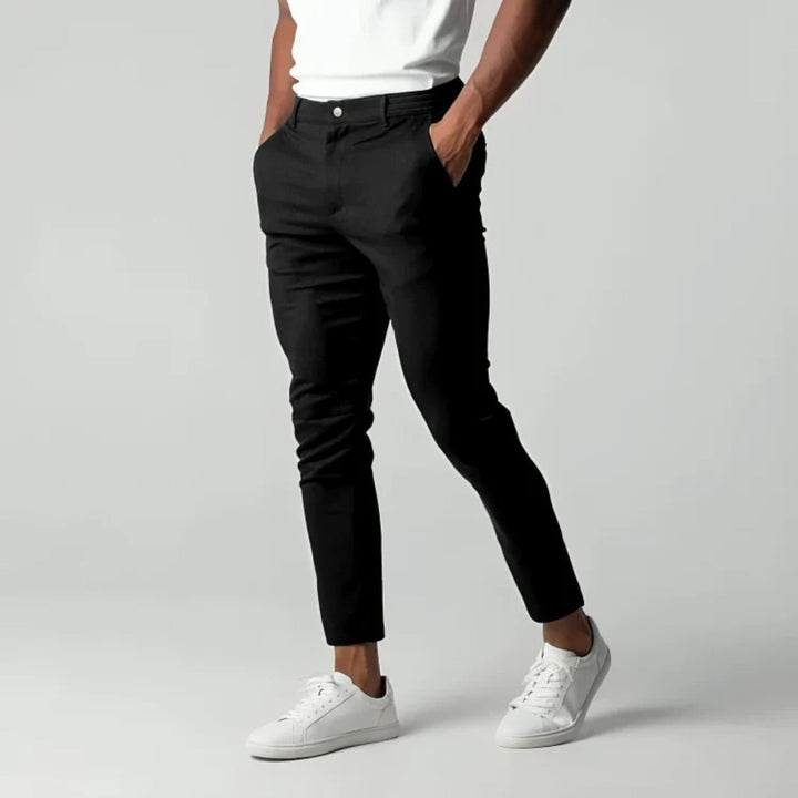 Pantaloni pentru bărbați cu buzunare | Elastic