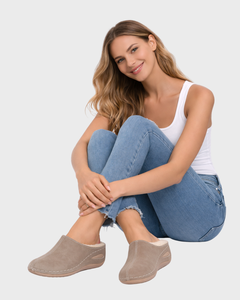 Grace Women's Slippers – Soft House Slides with Ergonomic Support