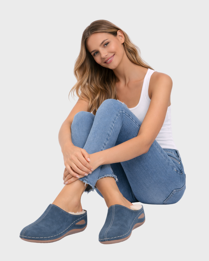 Grace Women's Slippers – Soft House Slides with Ergonomic Support