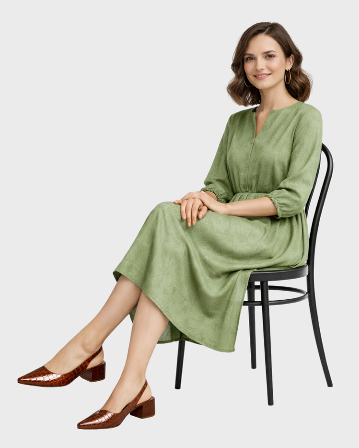 Rafaela Décolleté Donna Slingback Eleganti – Scarpe con Tacco Largo e Punta Affusolata