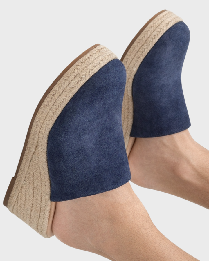 Sandales Marina Femme – Espadrilles Compensées, Confort Amorti & Style Estival
