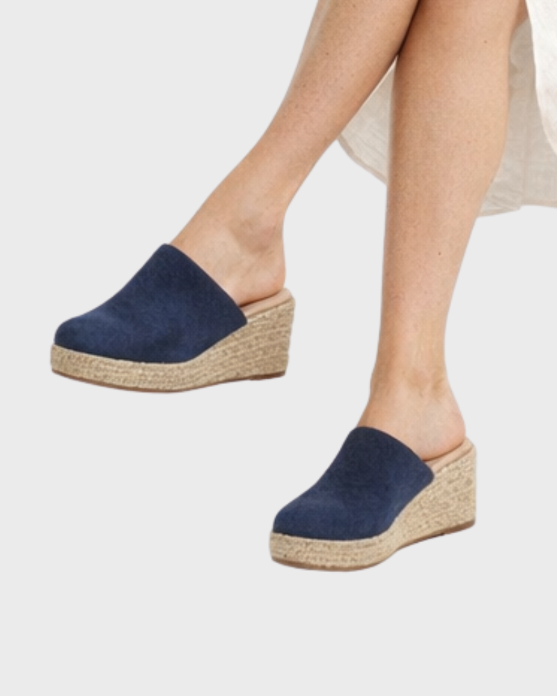 Sandales Marina Femme – Espadrilles Compensées, Confort Amorti & Style Estival