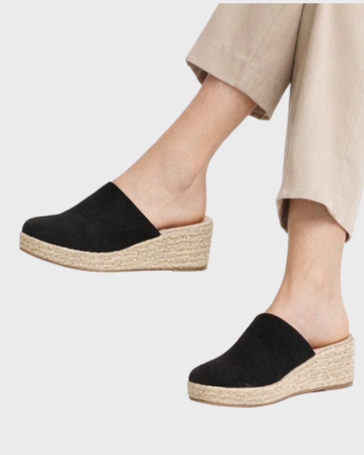 Sandales Marina Femme – Espadrilles Compensées, Confort Amorti & Style Estival