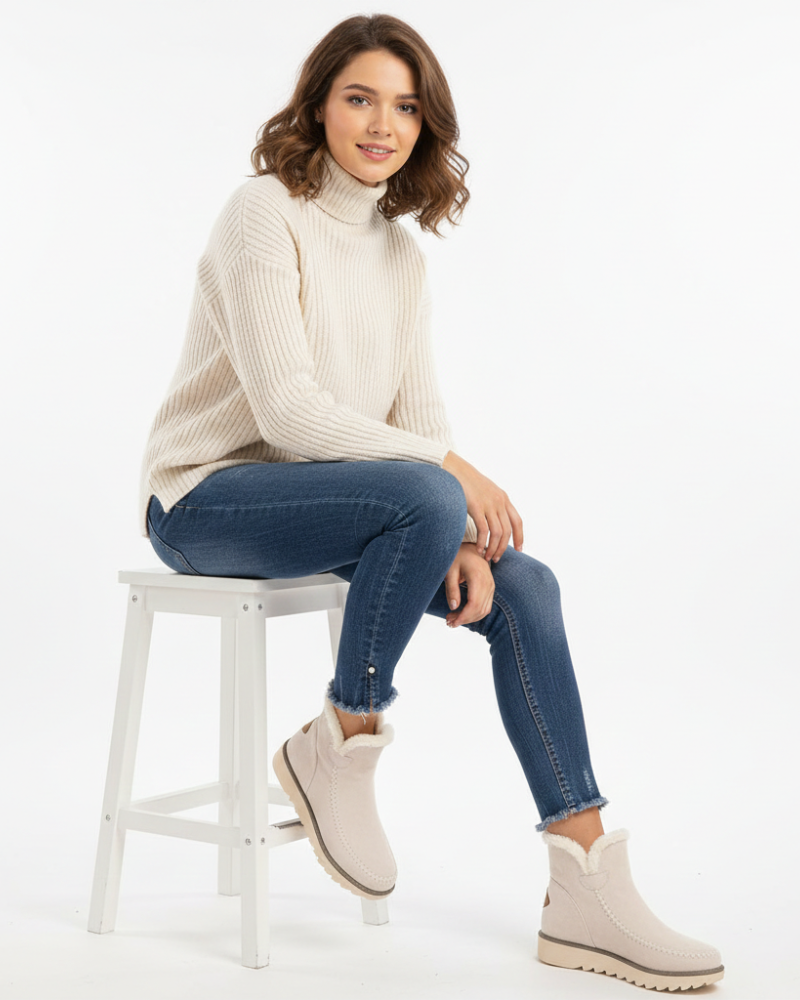 Bernadette Schneestiefel Donna – Warm und Bequem mit Stützsohle und Winterlichem Design