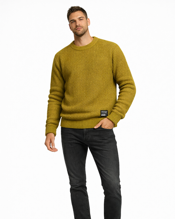 Kairo Pulover Bărbați Nido d’Ape – Pulover Elegant Casual din Tricot Respirabil