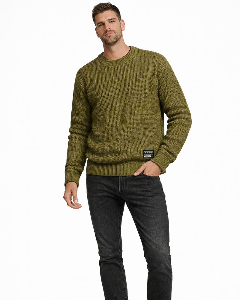 Kairo Pulover Bărbați Nido d’Ape – Pulover Elegant Casual din Tricot Respirabil