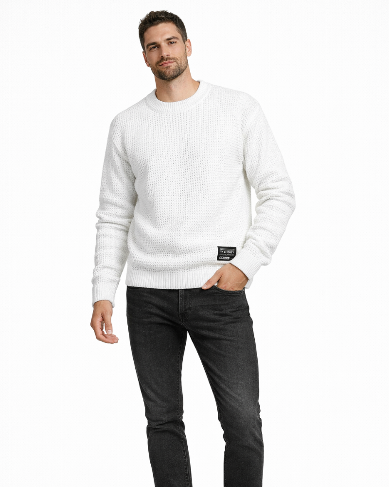 Kairo Pulover Bărbați Nido d’Ape – Pulover Elegant Casual din Tricot Respirabil