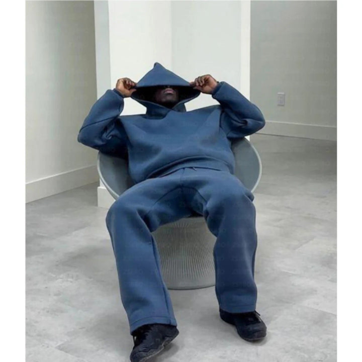 Jason | Set casual cu glugă în două piese | Oversize