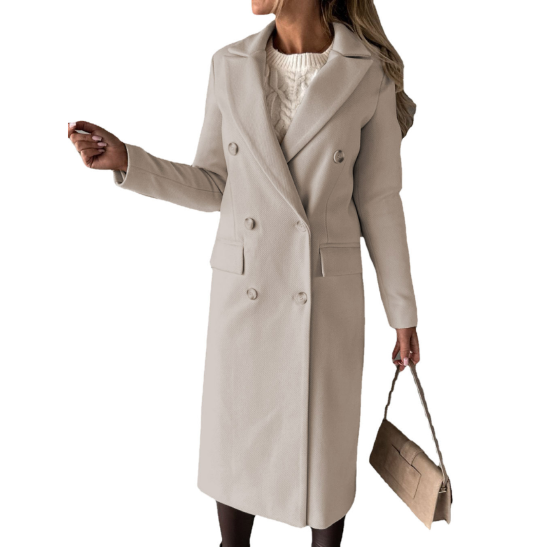 Vinterlang trenchcoat for dame | Langermet