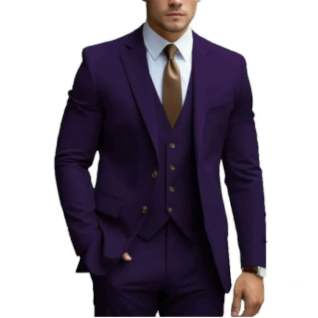 Michael | Costum elegant în 3 piese pentru bărbați
