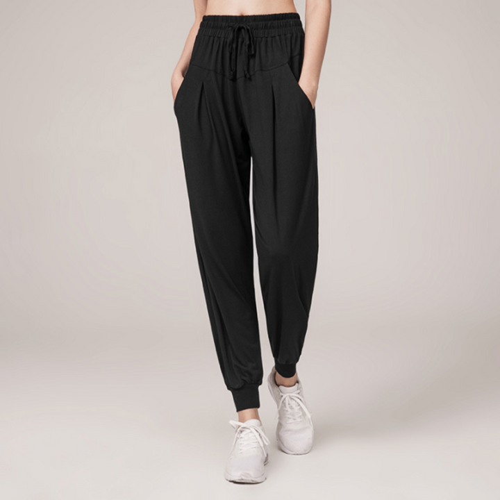 Pantaloni de trening casual pentru femei | Talie înaltă