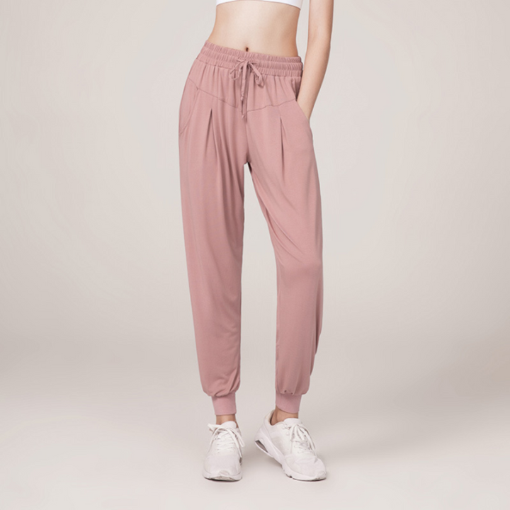 Pantaloni de trening casual pentru femei | Talie înaltă