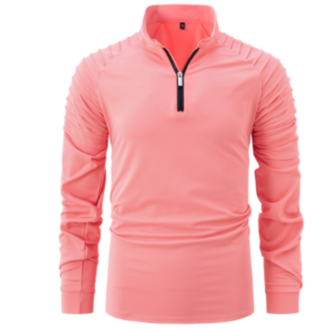 Men's Long Sleeve Half Zip Sweater | Winter