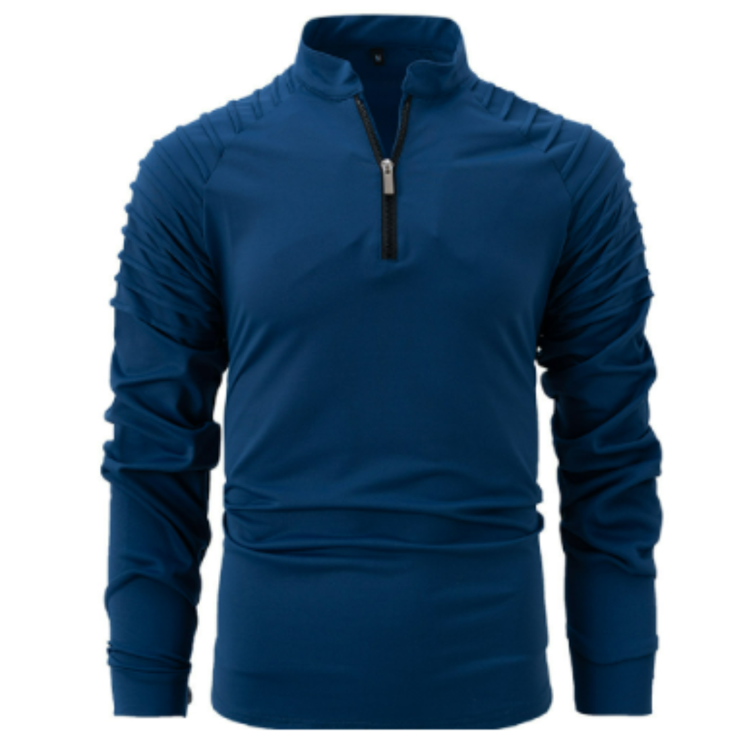 Men's Long Sleeve Half Zip Sweater | Winter